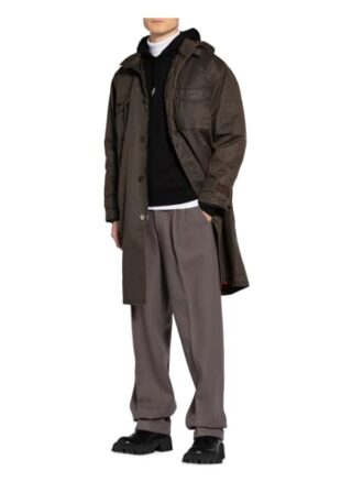 032c We Come As Friends Parka Herren, Braun