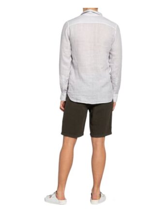 120%Lino Leinenhemd Slim Fit grau