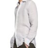 120%Lino Leinenhemd Slim Fit grau