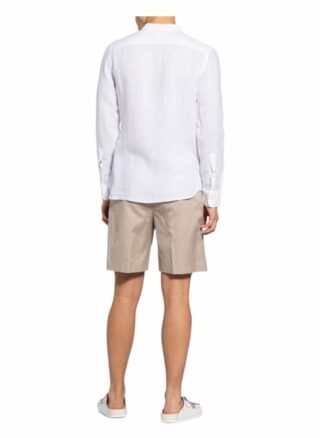 120%Lino Leinenhemd Slim Fit weiss