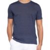 120%lino T-Shirt Herren, Blau