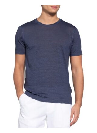 120%lino T-Shirt Herren, Blau