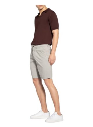7 For All Mankind Chino-Shorts Slimmy Regular Slim Fit grau