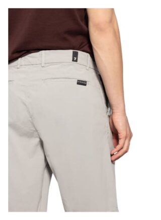 7 For All Mankind Chino-Shorts Slimmy Regular Slim Fit grau