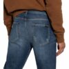 7 For All Mankind Destroyed-Jeans Slimmy Tapered Fit blau