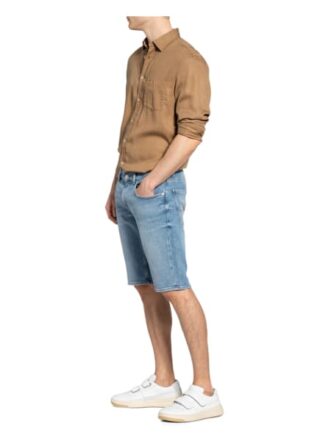 7 For All Mankind Jeans-Shorts Regular Fit blau
