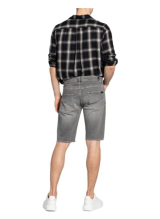 7 For All Mankind Jeans-Shorts Regular Fit grau