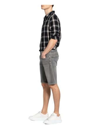 7 For All Mankind Jeans-Shorts Regular Fit grau