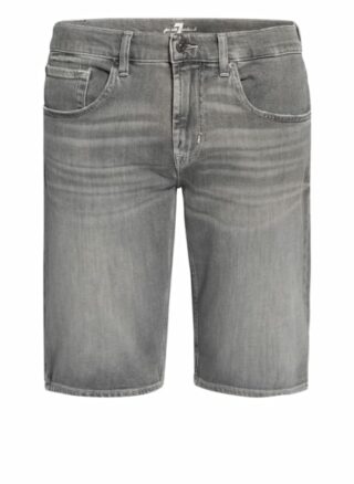 7 For All Mankind Jeans-Shorts Regular Fit grau