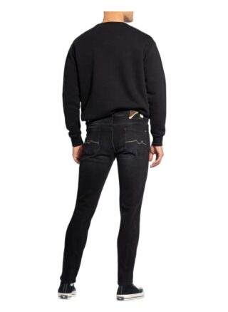 7 For All Mankind Slimmy Tapered Jeans Herren, Schwarz