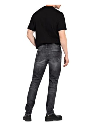 7 For All Mankind Slimmy Tapered Jeans Herren, Schwarz