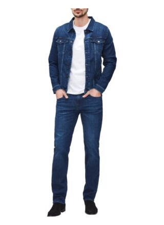 7 For All Mankind Perfect Jacket Eco Jeansjacke Herren, Blau