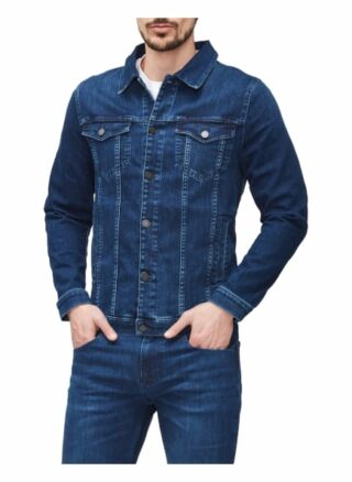 7 For All Mankind Jeansjacke Luxe Performance Eco blau