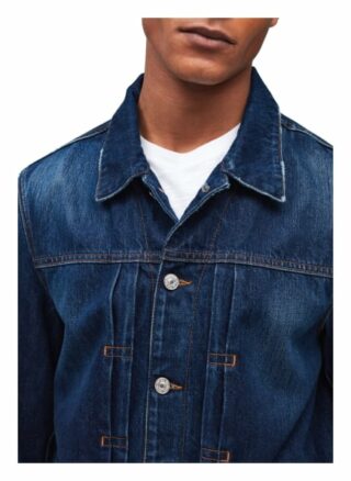 7 For All Mankind Trucker Jacket Jeansjacke Herren, Blau