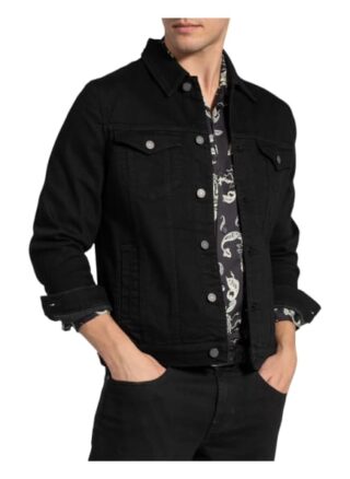 7 For All Mankind Jeansjacke schwarz