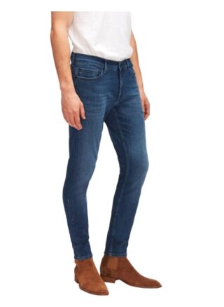 7 For All Mankind Ronnie Skinny Jeans Herren, Blau
