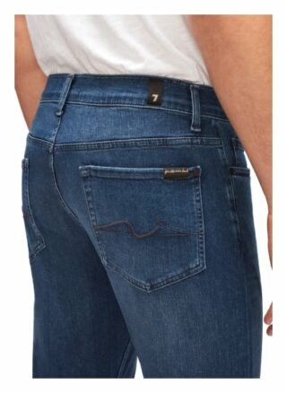 7 For All Mankind Ronnie Skinny Jeans Herren, Blau