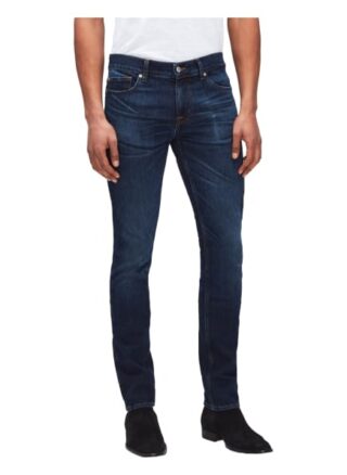 7 For All Mankind Ronnie Skinny Jeans Herren, Blau