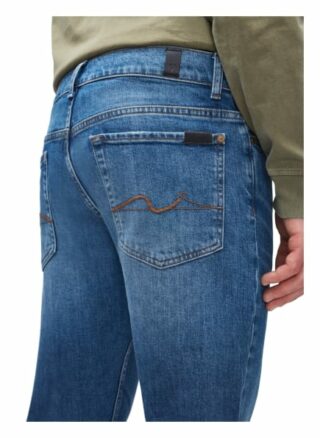 7 For All Mankind Ronnie Skinny Jeans Herren, Blau