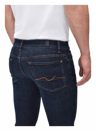 7 For All Mankind Ronnie Skinny Jeans Herren, Blau