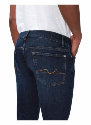 7 For All Mankind Ronnie Skinny Jeans Herren, Blau