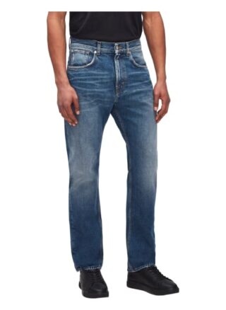 7 For All Mankind Cooper Straight Leg Jeans Herren, Blau
