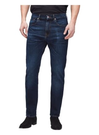 7 For All Mankind Cooper Straight Leg Jeans Herren, Blau