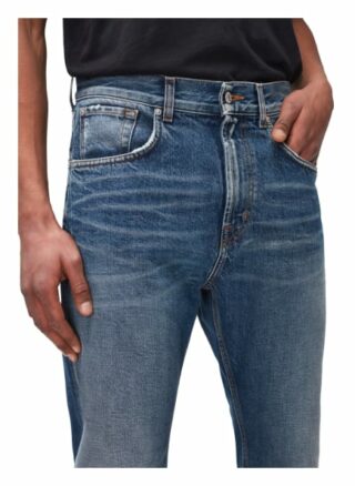 7 For All Mankind Cooper Straight Leg Jeans Herren, Blau