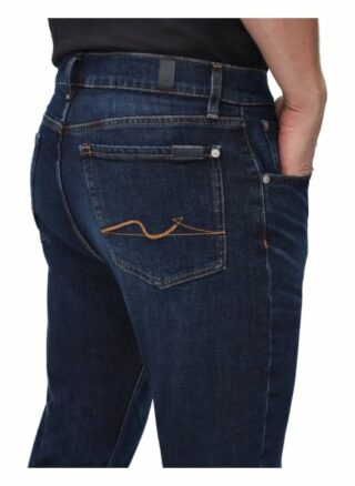 7 For All Mankind Cooper Straight Leg Jeans Herren, Blau