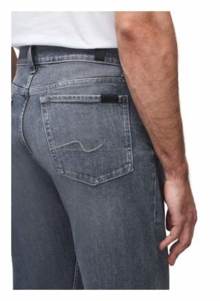 7 For All Mankind Cooper Straight Leg Jeans Herren, Grau