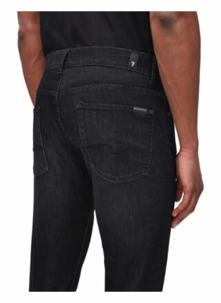 7 For All Mankind Standard Eco Straight Leg Jeans Herren, Schwarz