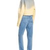 Acne Studios Cropped-Sweatshirt gelb