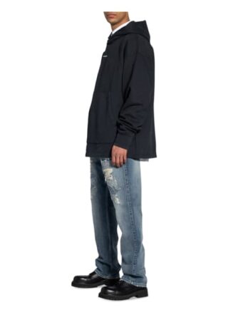 Acne Studios Franklin Hoodie Herren, Schwarz