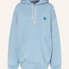 Acne Studios Oversized-Hoodie blau