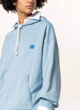 Acne Studios Oversized-Hoodie blau