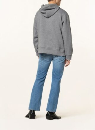 Acne Studios Oversized-Hoodie Herren, Grau