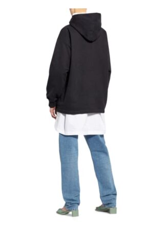 Acne Studios Oversized-Hoodie schwarz