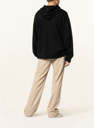 Acne Studios Oversized-Hoodie Herren, Schwarz