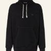 Acne Studios Oversized-Hoodie Herren, Schwarz