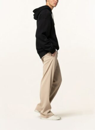 Acne Studios Oversized-Hoodie Herren, Schwarz