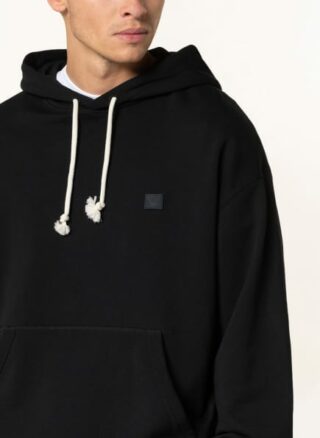 Acne Studios Oversized-Hoodie schwarz