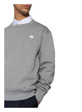 Acne Studios Fairview Face Sweatshirt Herren, Grau