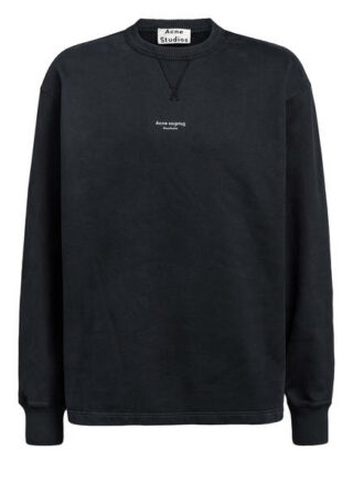 Acne Studios Sweatshirt Fin schwarz