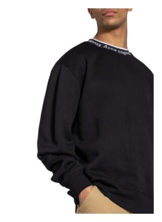 Acne Studios Sweatshirt Herren, Schwarz