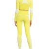 Adidas By Stella Mccartney Cropped-Longsleeve Truepurpose gelb