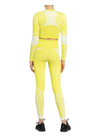 Adidas By Stella Mccartney Cropped-Longsleeve Truepurpose gelb