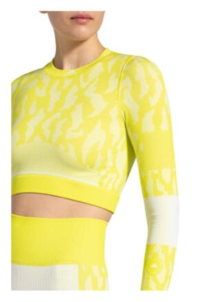 Adidas By Stella Mccartney Cropped-Longsleeve Truepurpose gelb
