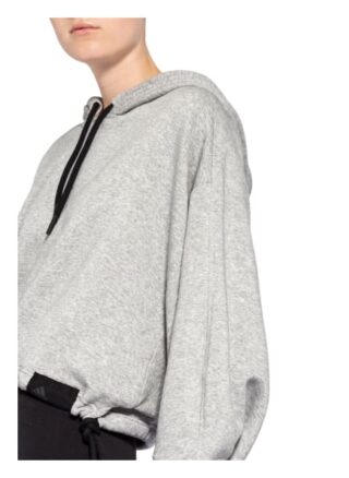 Adidas Cropped-Hoodie Sportswear Studio Lounge grau