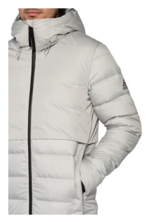 Adidas Daunenjacke Outerior Cold.Rdy grau