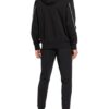 Adidas Hoodie Giant Logo schwarz